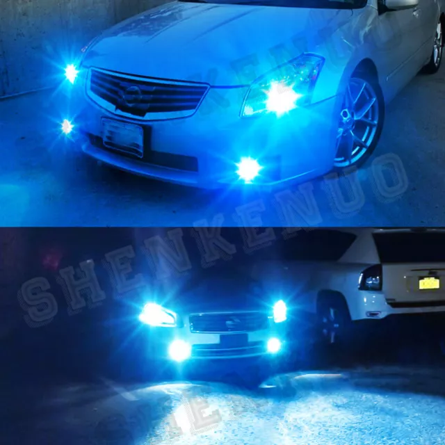 For Nissan Maxima 2009-2014 - 6PC LED Headlight Hi/Lo Fog Light Bulbs Combo Kit