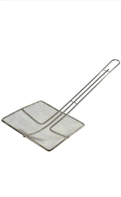 Update International (SKM-SQF) 6 3/4" Fine Mesh Fryer Skimmer New