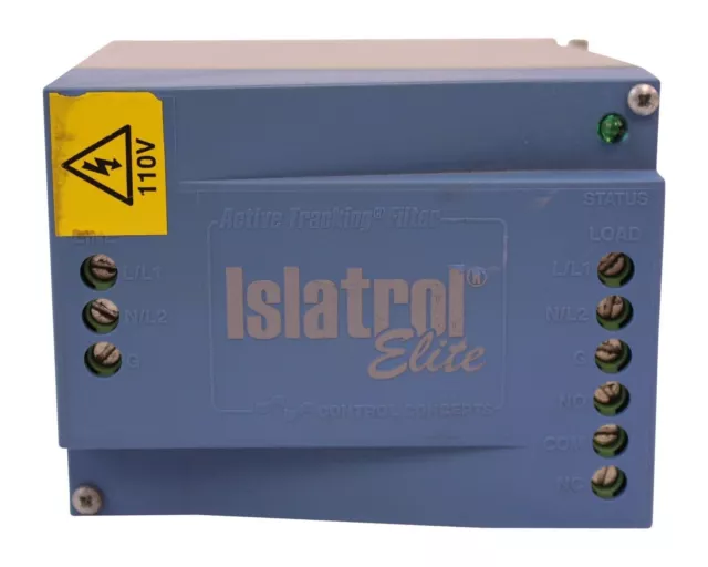 Islatrol Elite Ie-120 Active Tracking Filter Control Concepts 120 Vac 110V