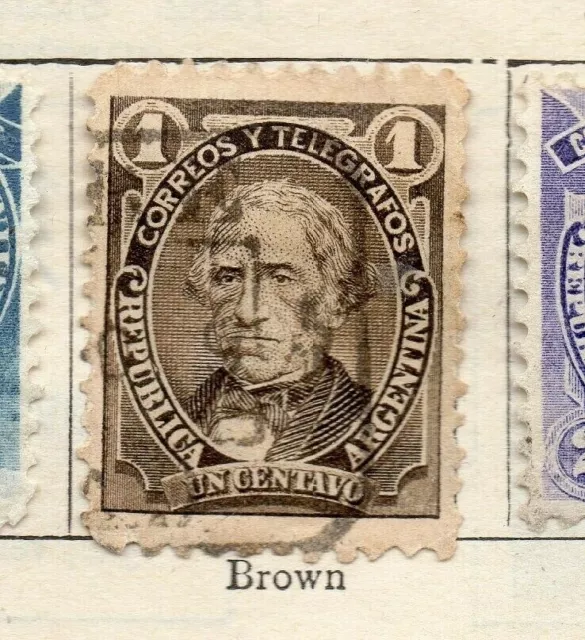 Argentina 1889 Early Issue Fine Used 1c. NW-179127