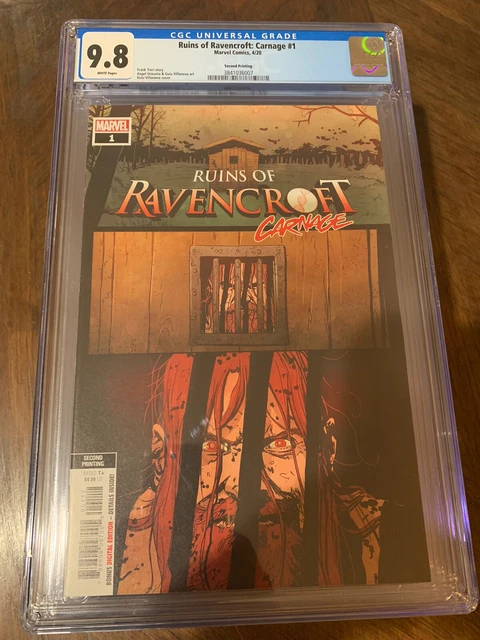 Ruins Of Ravencroft Carnage #1 CGC 9.8 1st Cortland Kasady 2nd Print Variant 7