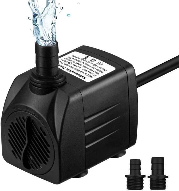 Vicsting Submersible Water Pump Aquarium Fish Tank Sump Pumps -- 1500L/H