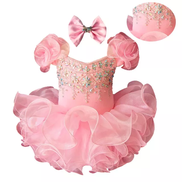 Jenniferwu Baby Girls Lace Flower Dresses Pageant Party Wedding Christmas Dress