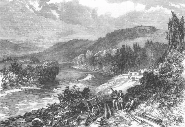 DEESIDE. Inlet of the Aberdeen new waterworks. Scotland, antique print, 1866