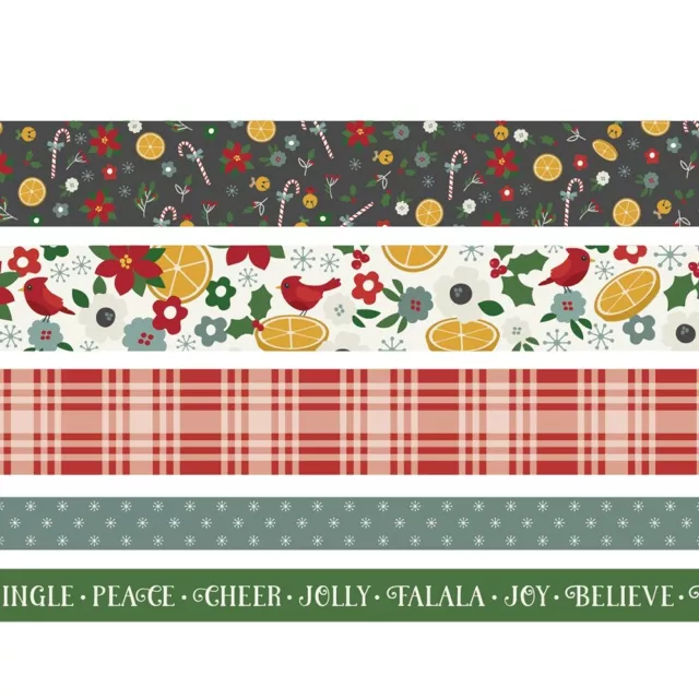 2 Pack Simple Stories Hearth & Holiday Washi Tape 5/PkgHEHO8227