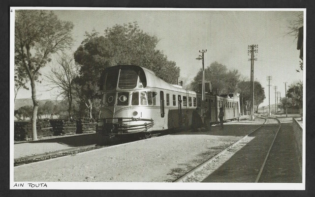 1988  --  Algerie . Train En Gare D Ain Touta . 3V589