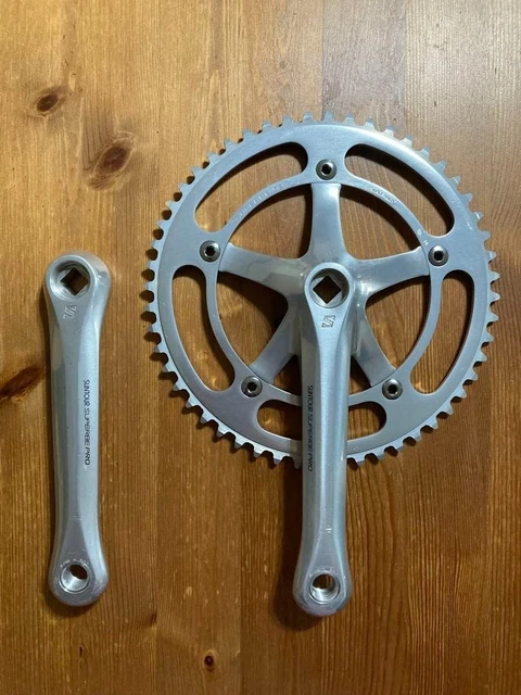 RARE SUNTOUR SUPERBE Pro NJS Crankset 167.5 48T Fixed Gear Keirin