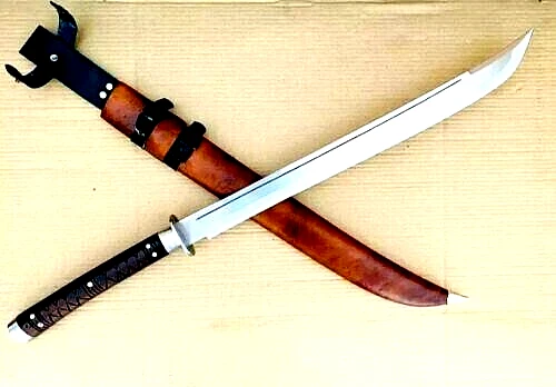 Épée longue en acier forgée à la main forgée à la main de 30 "