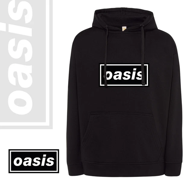 Felpa Oasis Logo Uomo Donna Unisex - 80% Cotone 20% Poliestere