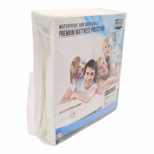 Utopia Bedding Premium Terry Mattress Protector, Waterproof - 200 GSM - Twin