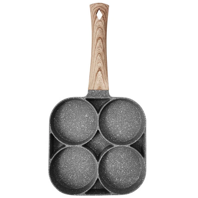 Sartén de comida para huevos panqueques sartén de tortilla sartén 4 tazas