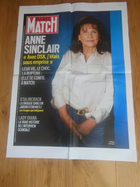 Affiche   / Anne Sinclair / 80X 60 / Paris Match / 2021