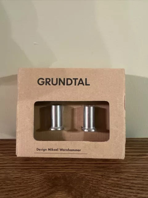 IKEA GRUNDTAL Hanger Wall Mounted Stainless Steel Knob 300.612.47 Discontinued