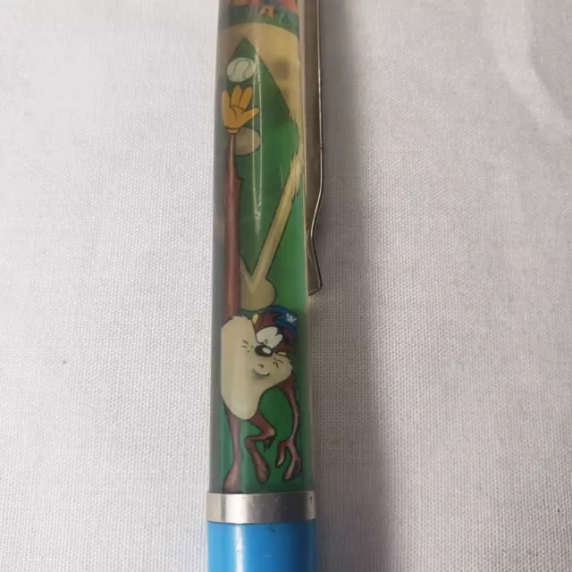 Vintage 1994 Looney Tunes Tasmania Devil Baseball Floaty Pen Works Warner Bros