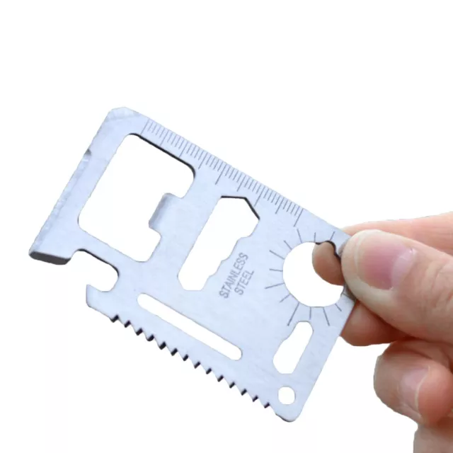 Multitool Card Stainless Steel Wallet Survival Credit Card Tool 69x45x2mm Fo HAN