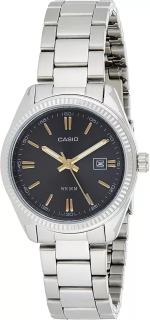 Orologio CASIO mod. LTP-1302D-1A2VDF Donna acciaio con datario classic vintage