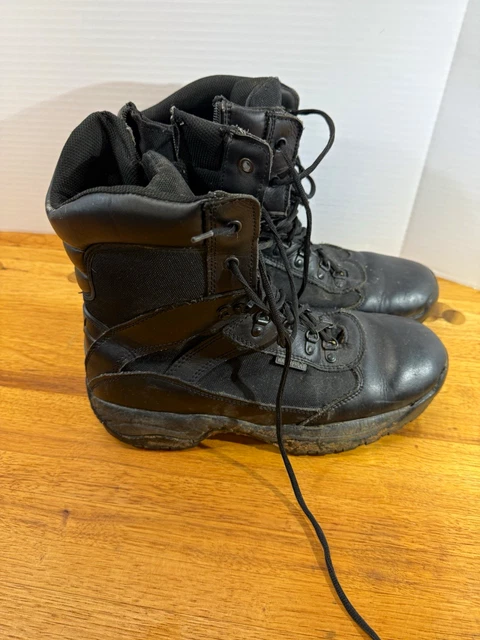 HERMAN SURVIVORS COMMANDER Men's Waterproof Leather Work Boots Black US ...