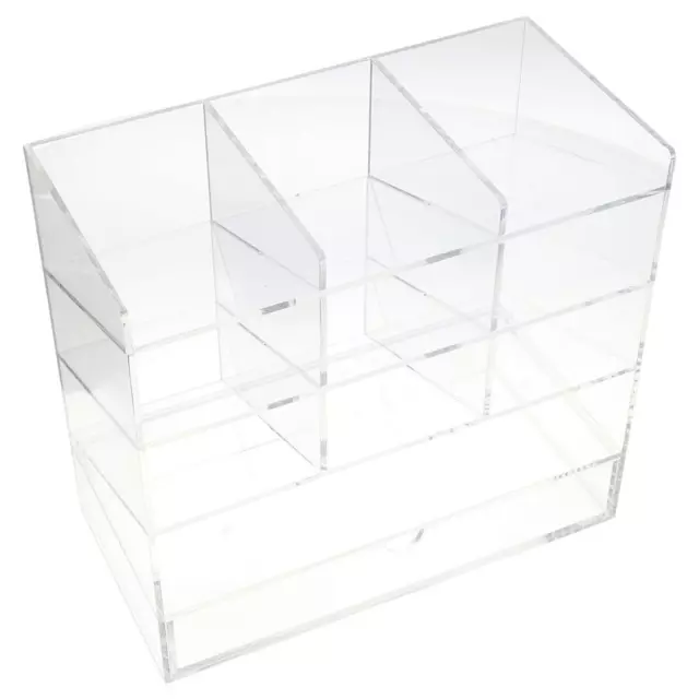 Clear Pencil Holder Drawer Paper Letter Tray Organizer Desk Organizer  Office