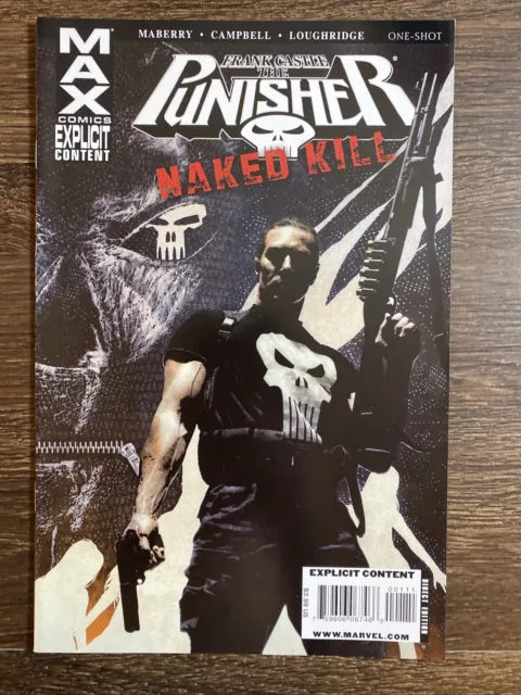 Marvel Max The Punisher: Naked Kill, One-Shot 2009 Bagged and Boarded