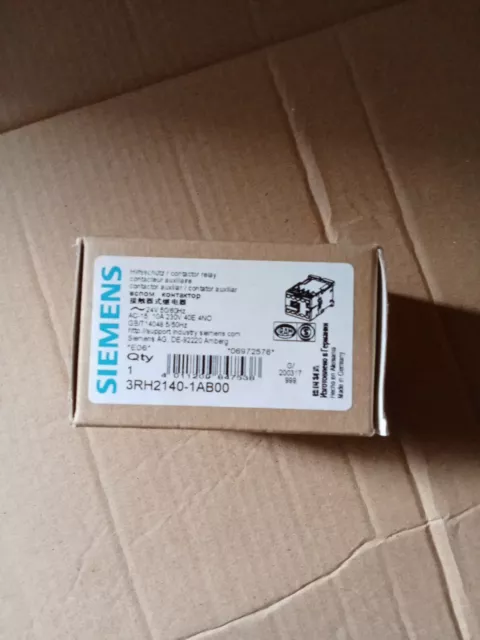 3RH2140-1AB00 Siemens Contacteur AC-15 10A/230V/40E 4NO