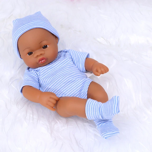 20cm New Reborn Baby Toys Girl Cute Mini Bebe Reborn Dolls Silicone Body Doll