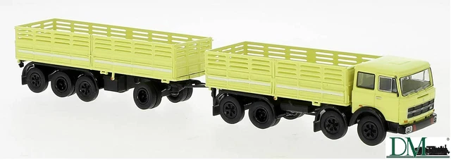Brekina HO 1/87 – Fiat 690 Millepiedi Avec Remorque Ferrero