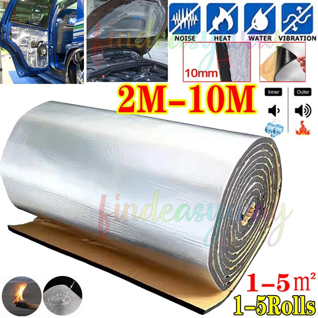HTX 10mm Closed Cell Foam With Foil Facing - Sound Proofing & Heat Insulation For Campers