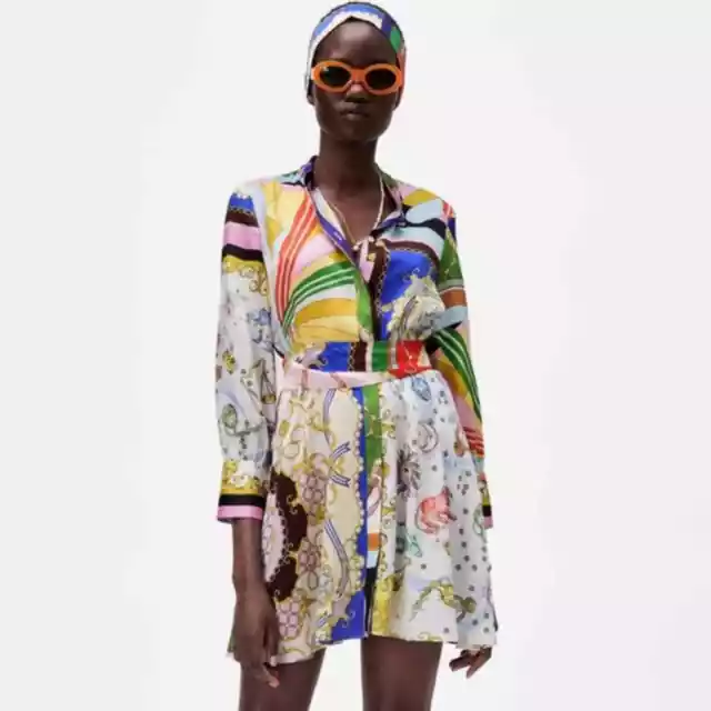 Zara chain shirt dress outlet