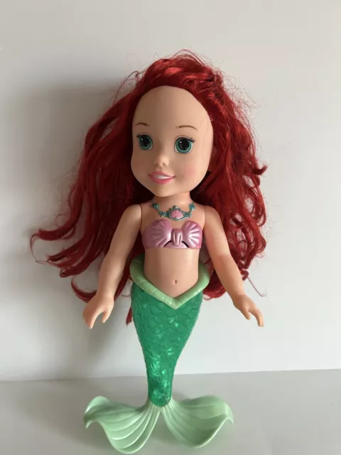 DISNEY ARIEL THE Little Mermaid 15”Doll Sing & Sparkle Light Up Tail ...