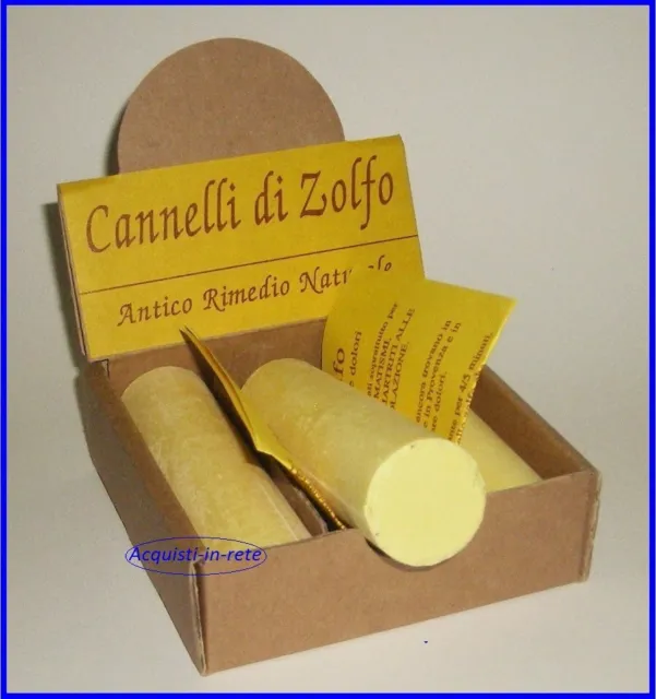 CANNELLI DI ZOLFO Antico Rimedio Naturale EUR 6,99 - PicClick IT