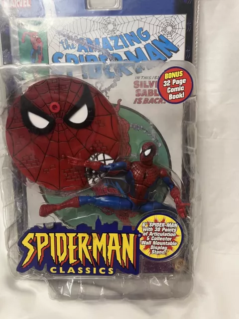 Amazing Spider-Man #301 Marvel  Classics 6" Action Figure  Sealed 2000 + Comic