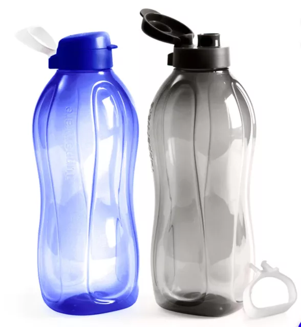 Tupperware Drink Bottle Gen II ECO Water Bottle 2L Light Green or Blue Green New