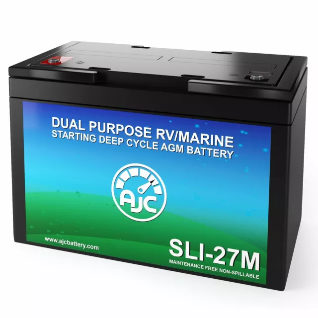 AJC Group 27M Starting RV Marine and Boat Battery