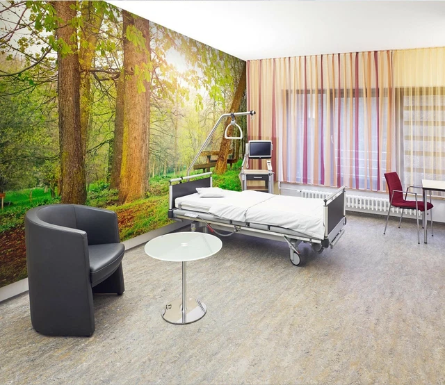 Papier Peint Adhésif 3D Forêt Et Chevaux – N394 – Décor Mural Assaf Frank Fay