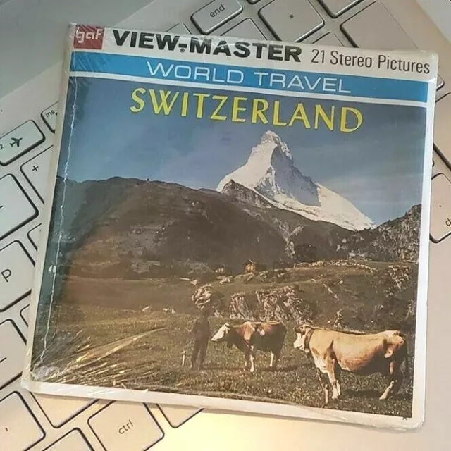 Sealed gaf B185 Switzerland Nations of the World view-master Reels Packet