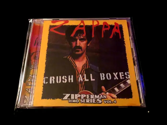 (not a lp)  ZAPPA CD : CRUSH ALL BOXES  (+ BONUS : 10 TRACKS ) - LIMITED EDITION