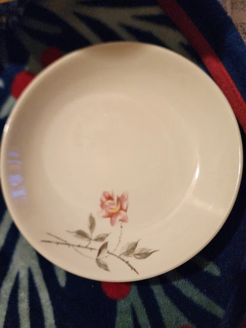 Vintage  Ballerina By Universal Moss Rose Bowl