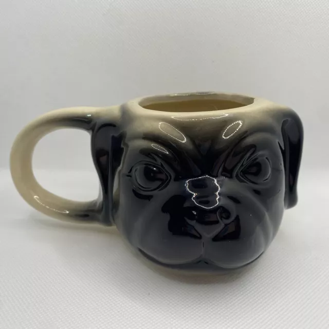 Pug Dog Face Mug. Typo. 350 ml.