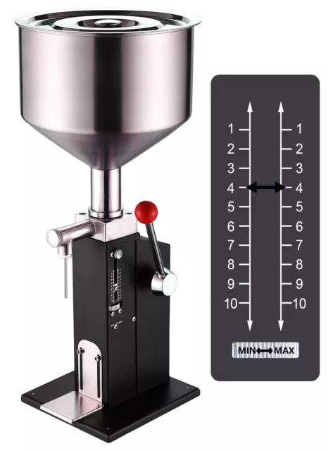 50ml Manual Precise Scale Filling Machine Paste Liquid Filler Cream Shampoo Oil