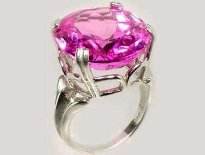 Pink Topaz Ring 31ct - Ancient Greece Intellect Anti-Evil Witchcraft Gem 2