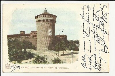 p. Avanzi del Castello Sforzesco veduta nuovo Parco spedita f Milano 