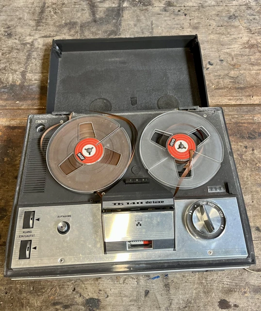 Magnétophone à Bande Grundig TK 140 De Luxe - Pour Pièces Ou Réparation