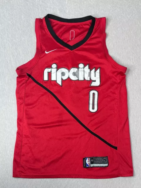 nike Damian Lillard Rip City Portland NBA Basketball Jersey 44 –  Rare_Wear_Attire