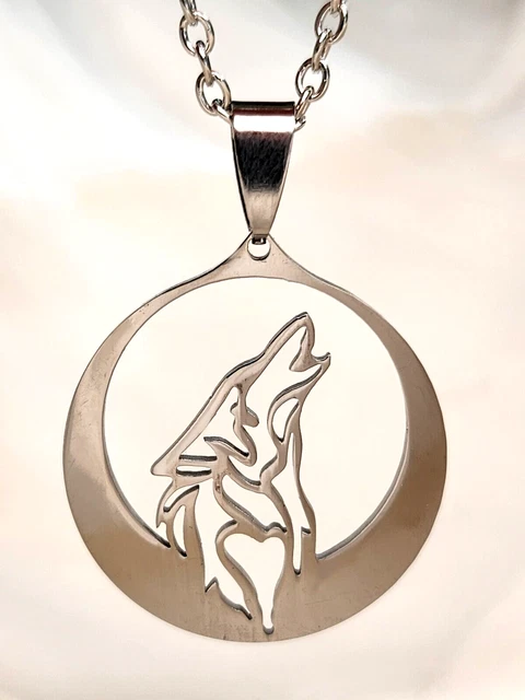 Wolf And Moon Necklace 2025 - Main Image