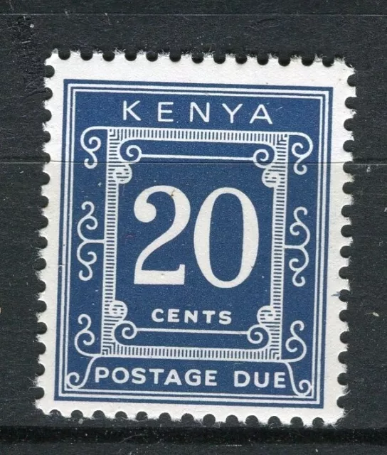BRITISH KUT KENYA; 1967 early Postage Due issue MINT MNH unmounted 20c.