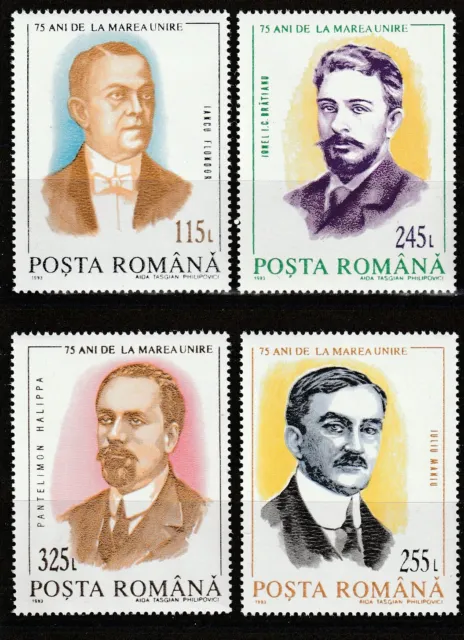 Rumänien postfrisch Minr: 4932 - 4936 75. Jahrestag von Großrumänien Satz 25