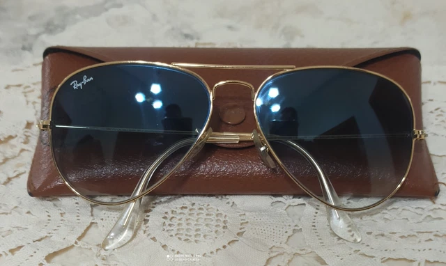 occhiali da sole ray ban Aviator RB 3025 Eccellenti Listino 180,00