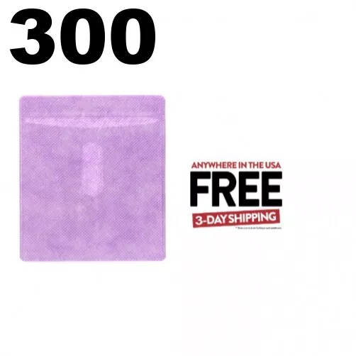 300 CD Double-sided Plastic Sleeve Purple ** 1-3 DAY