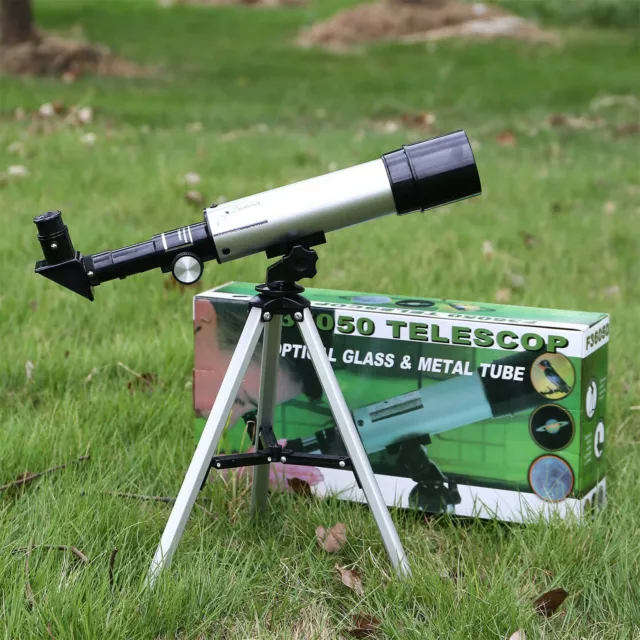 360/50mm Refractive Astronomical Telescope Tripod Monocula Space Scope Refractor