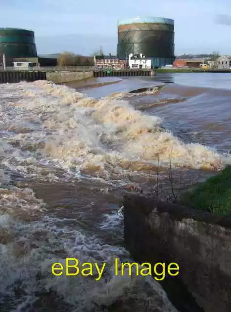 Photo 6x4 Trews Weir Exeter The River Exe in even angrier mood than in [[ c2007